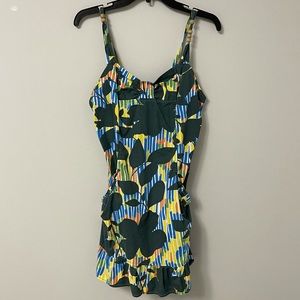 Tulle multicolor pocket dress